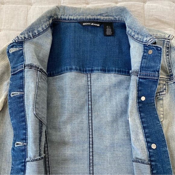 {DKNY JEANS} Denim Jacket Size S - Picture 12 of 16